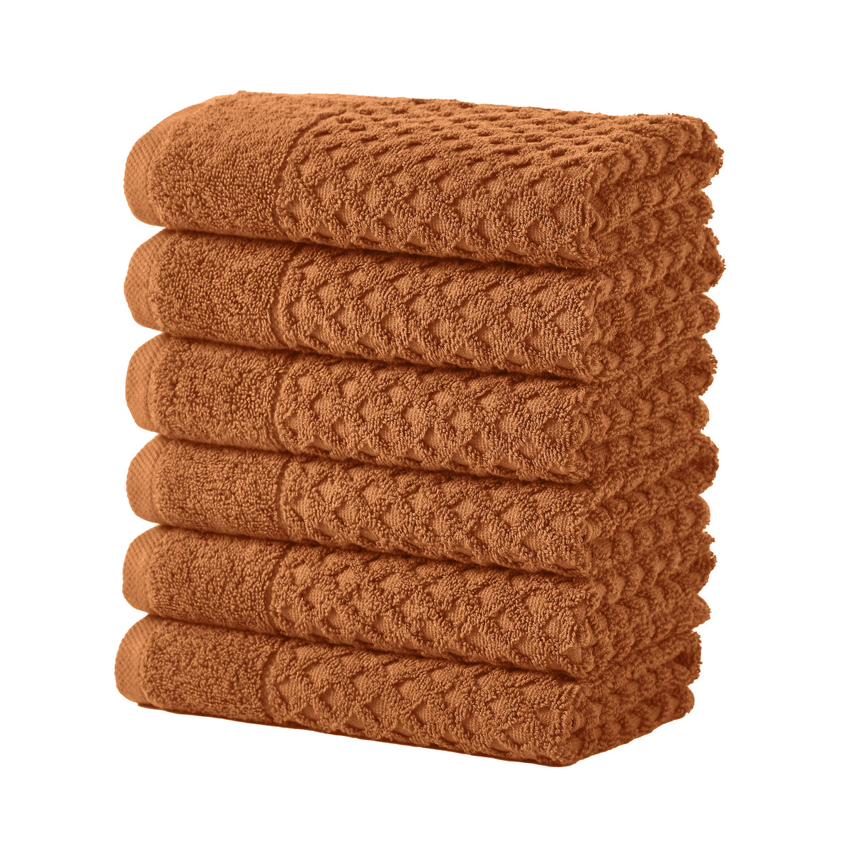 Cotton Diamond Waffle Weave Bath Towel Set – Grayson Collection – view 124