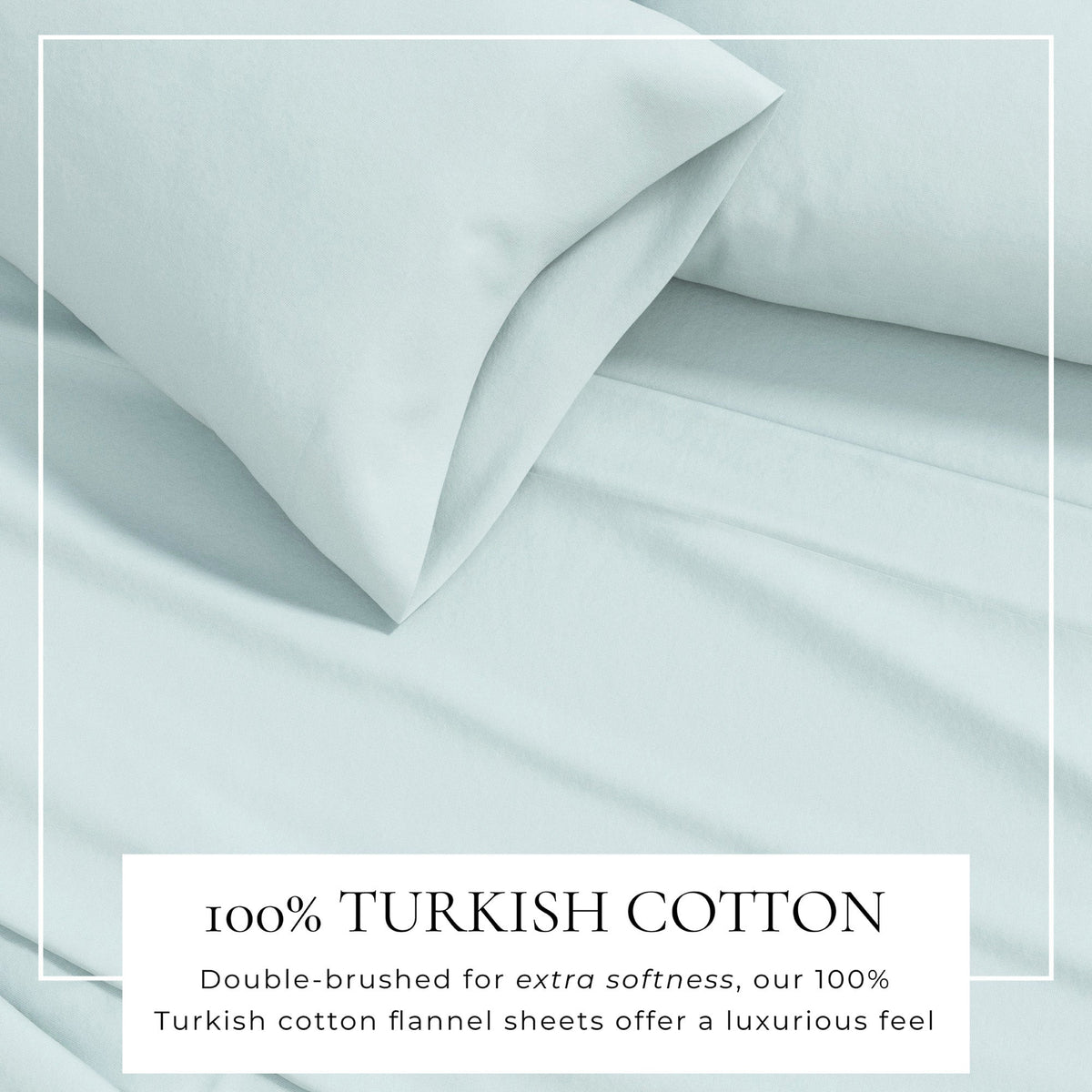 Solid Cotton Flannel Sheet Set – Nordic Collection – view 19