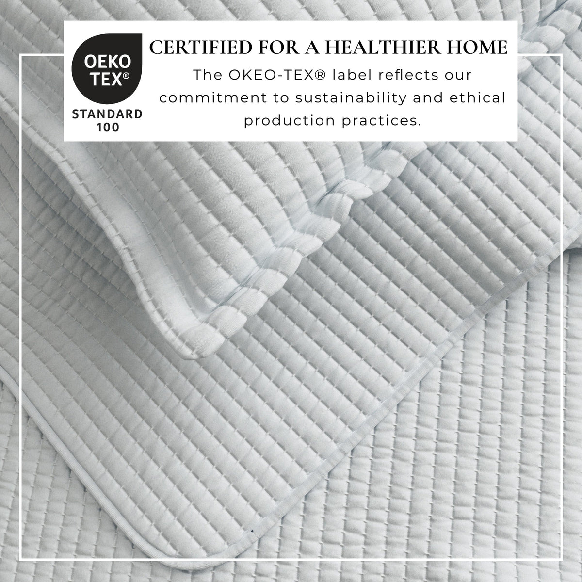 Solid Channel Stitch Quilt Set – Alicia Collection – view 22