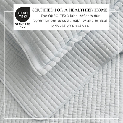 Solid Channel Stitch Quilt Set – Alicia Collection – view 22