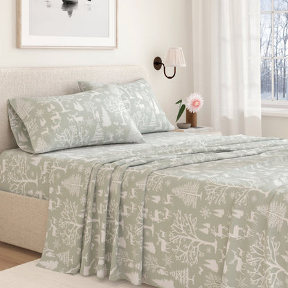 Turkish Cotton Flannel Sheet Set – Lakeview Collection – view 5