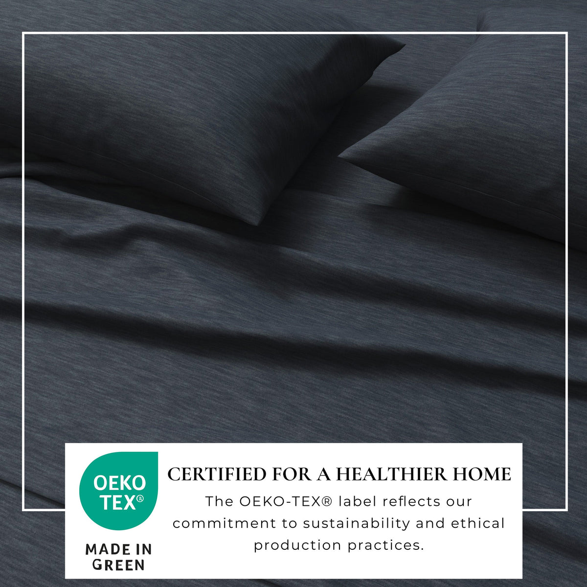 Heathered Jersey Knit Sheet Set – Carmen Collection – view 88