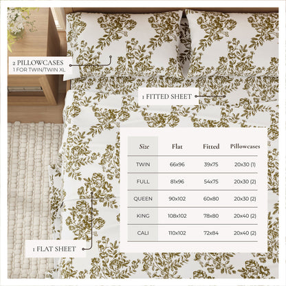 Turkish Cotton Flannel Sheet Set – Belle Collection – view 59