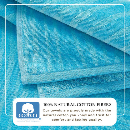 Maui Collection Cotton Velour Beach Towels, 30 x 60 Inch 2 or 4 Pack – view 57