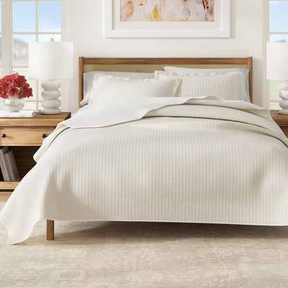 Solid Channel Stitch Quilt Set – Alicia Collection – view 7