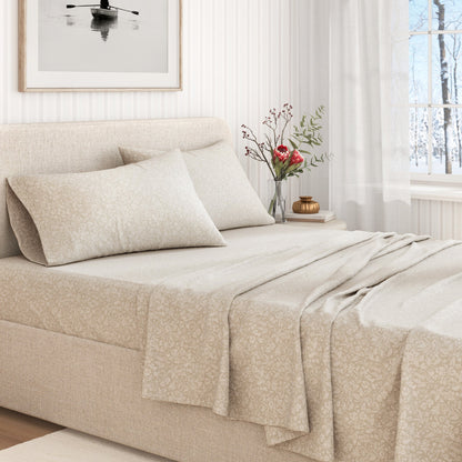 Turkish Cotton Flannel Sheet Set – Winter Floral Collection – view 41