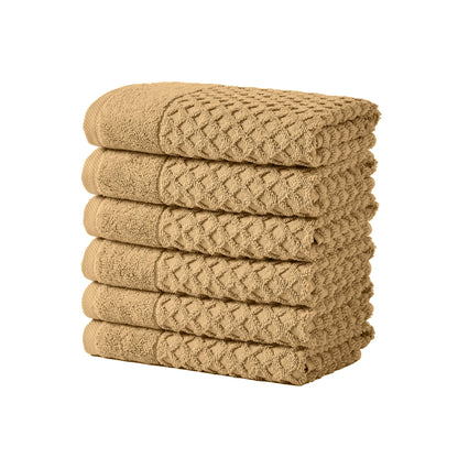Cotton Diamond Waffle Weave Bath Towel Set – Grayson Collection – view 30