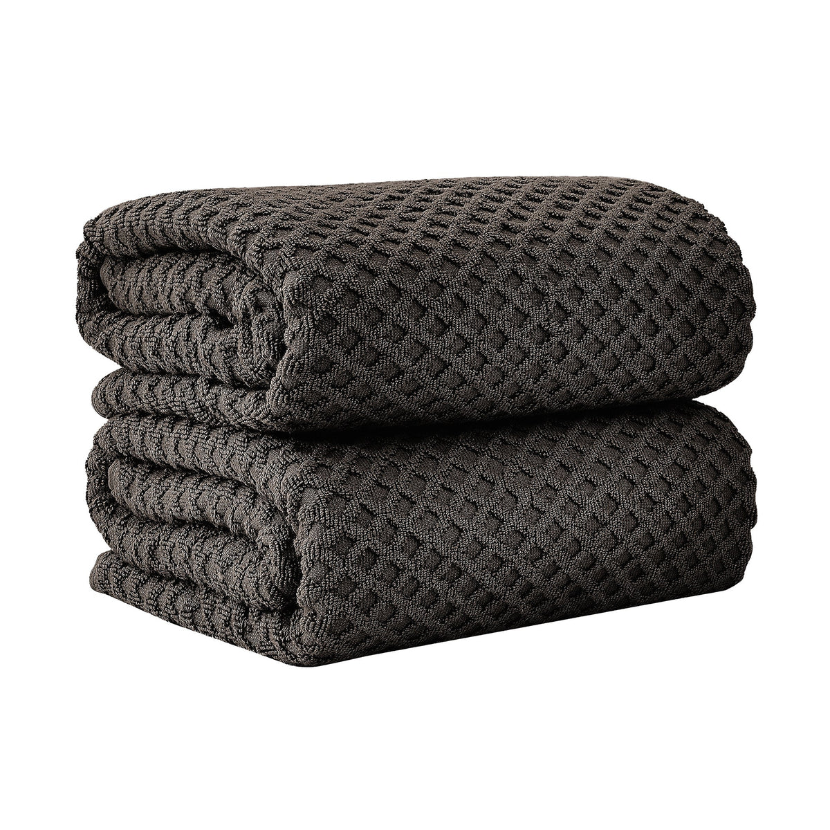 Cotton Diamond Waffle Weave Bath Towel Set – Grayson Collection – view 175