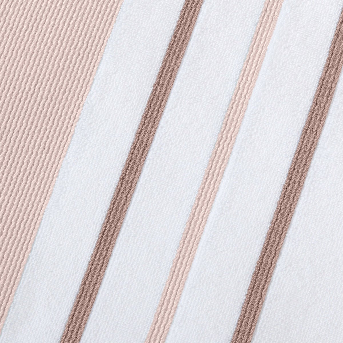 Decorative Cotton Stripe Bath Towel Set – Noelle Collection – view 129