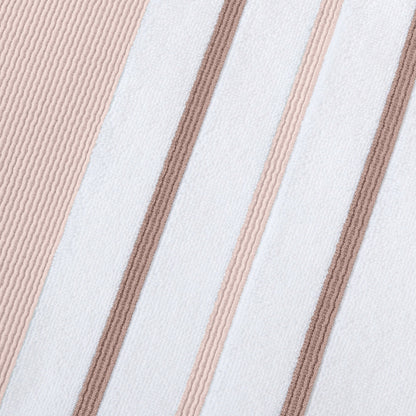 Decorative Cotton Stripe Bath Towel Set – Noelle Collection – view 129