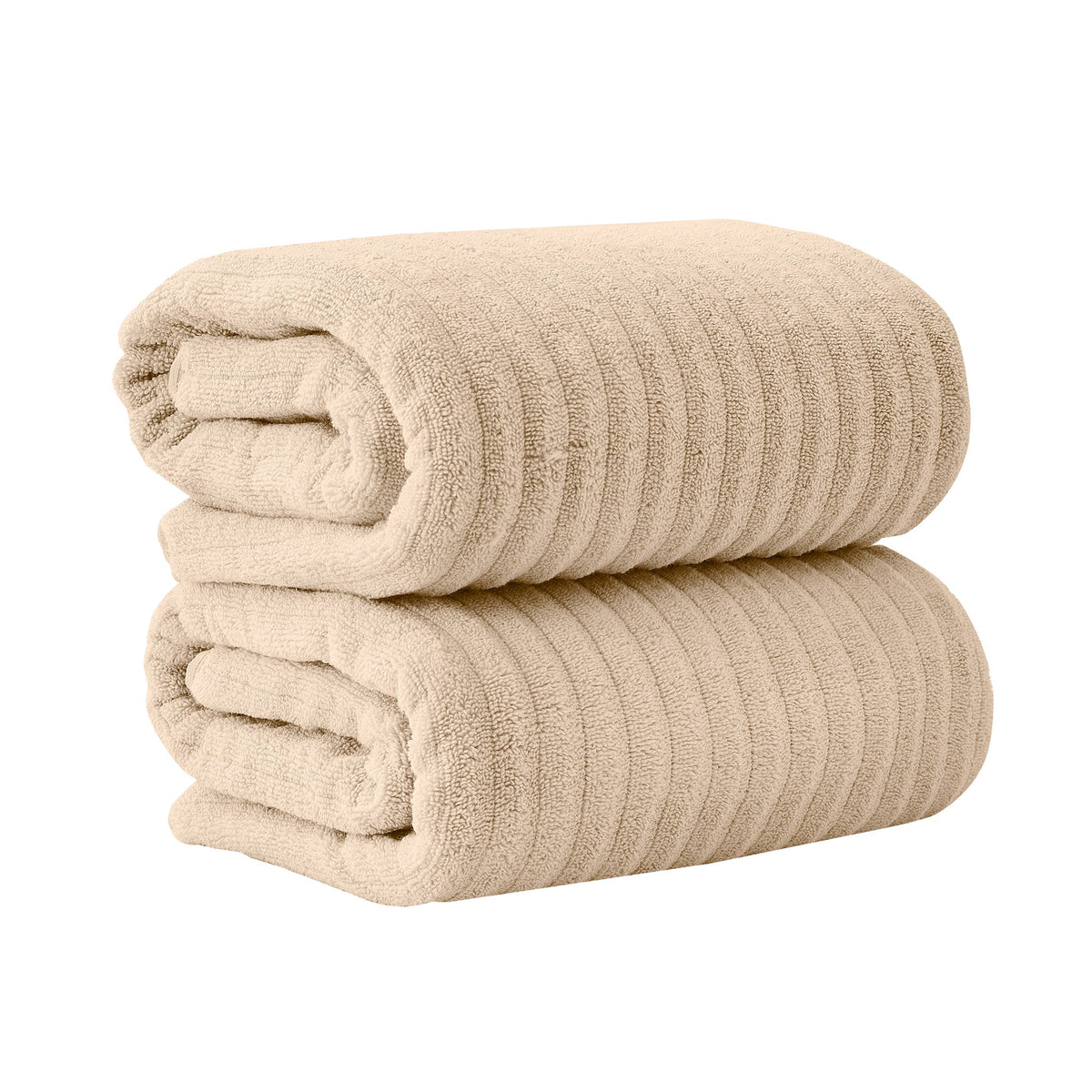 Karina Collection Luxury Combed Cotton Ribbed Bath Towel Set – view 43