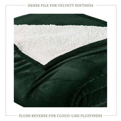 Sherpa Fleece Collection Velvet Plush Sherpa Bed Blanket, Reversible – view 69