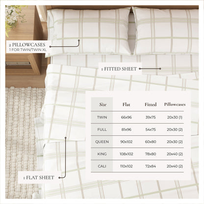 Turkish Cotton Flannel Sheet Set – Belle Collection – view 37