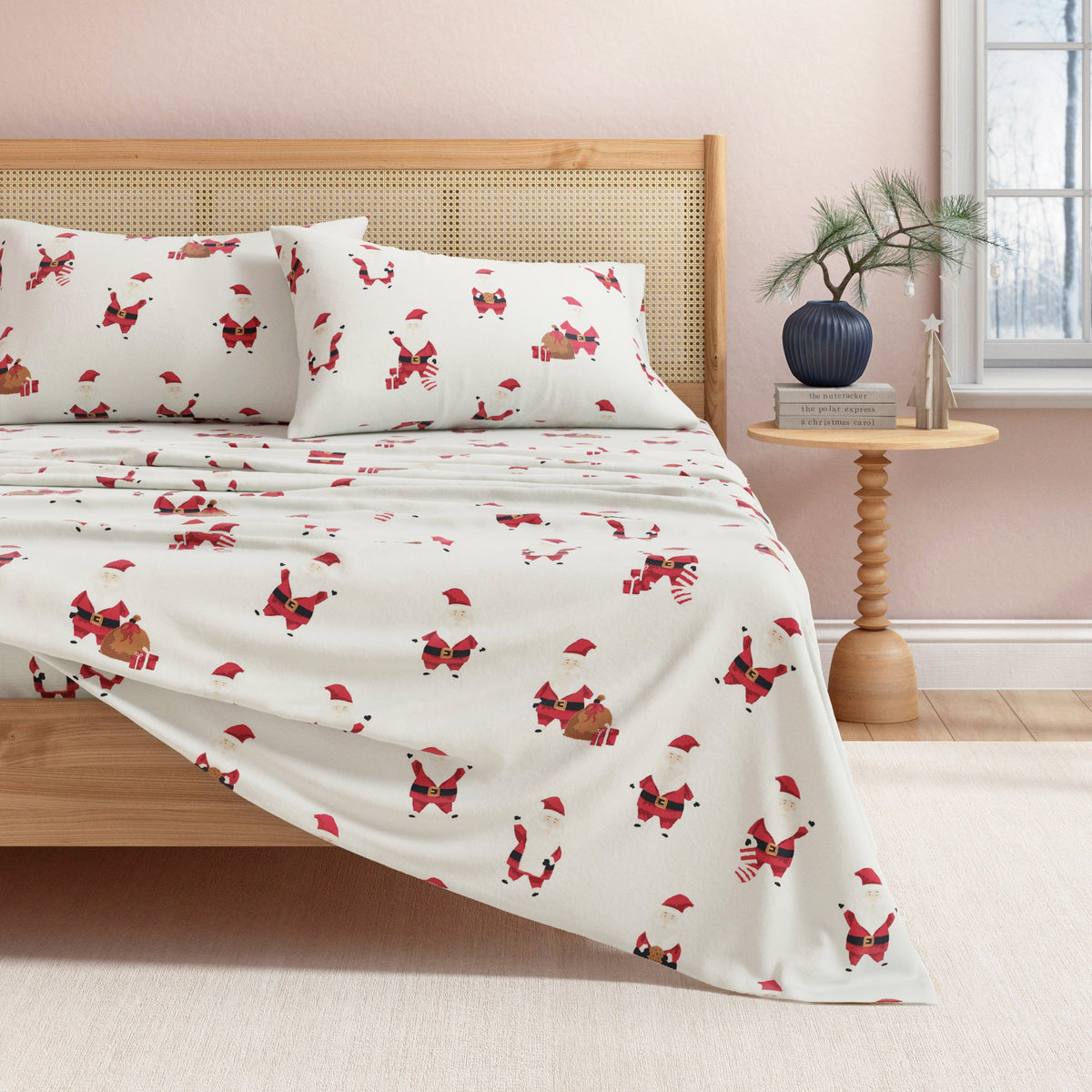 Turkish Cotton Christmas Flannel Sheet Set – Whittaker Collection – view 41