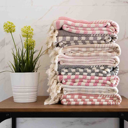 Jacquard Woven Turkish Cotton Peshtemal