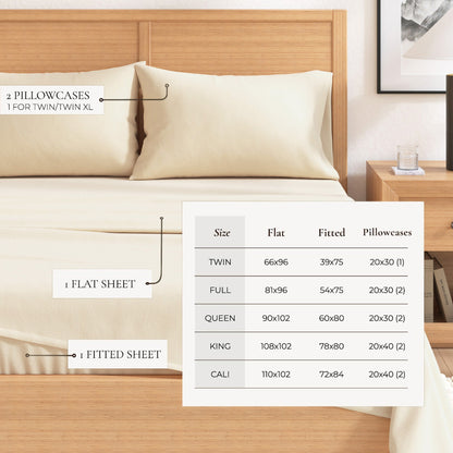 Solid Cotton Flannel Sheet Set – Nordic Collection – view 11