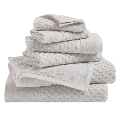 Cotton Diamond Waffle Weave Bath Towel Set – Grayson Collection – view 134