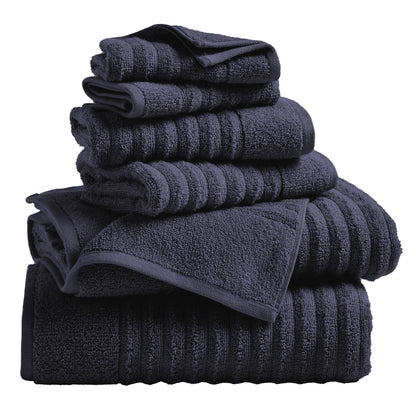 Karina Collection Luxury Combed Cotton Ribbed Bath Towel Set – view 217