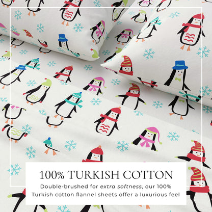 Turkish Cotton Flannel Sheet Set – Stratton Collection – view 55