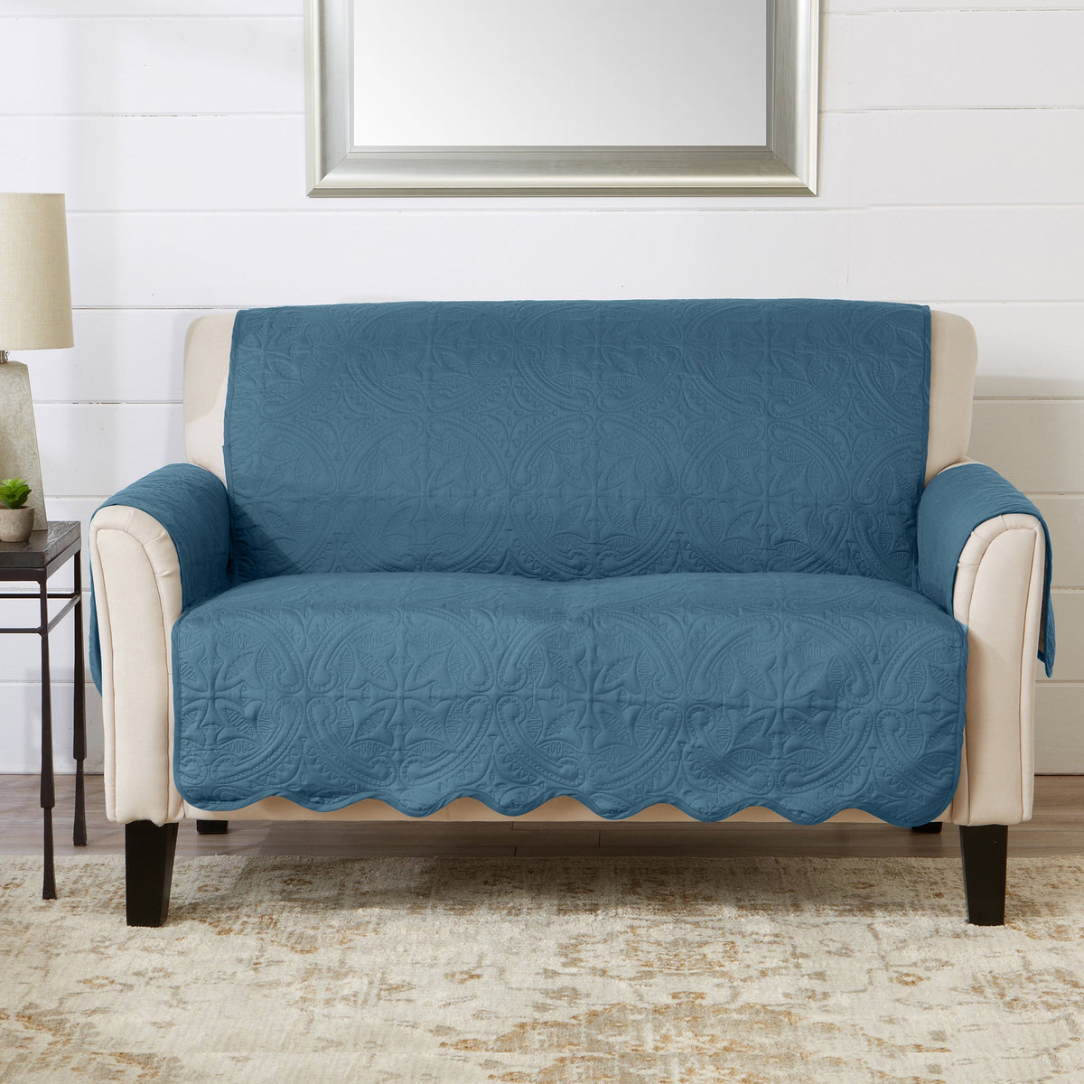 Medallion Stitch Furniture Protector – Elenor Collection Sofa Cover – view 37
