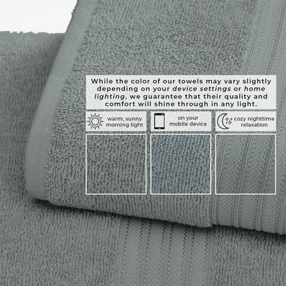 Cooper Collection Cotton Terry Bath Towel Set, Lightweight and Soft – view 118
