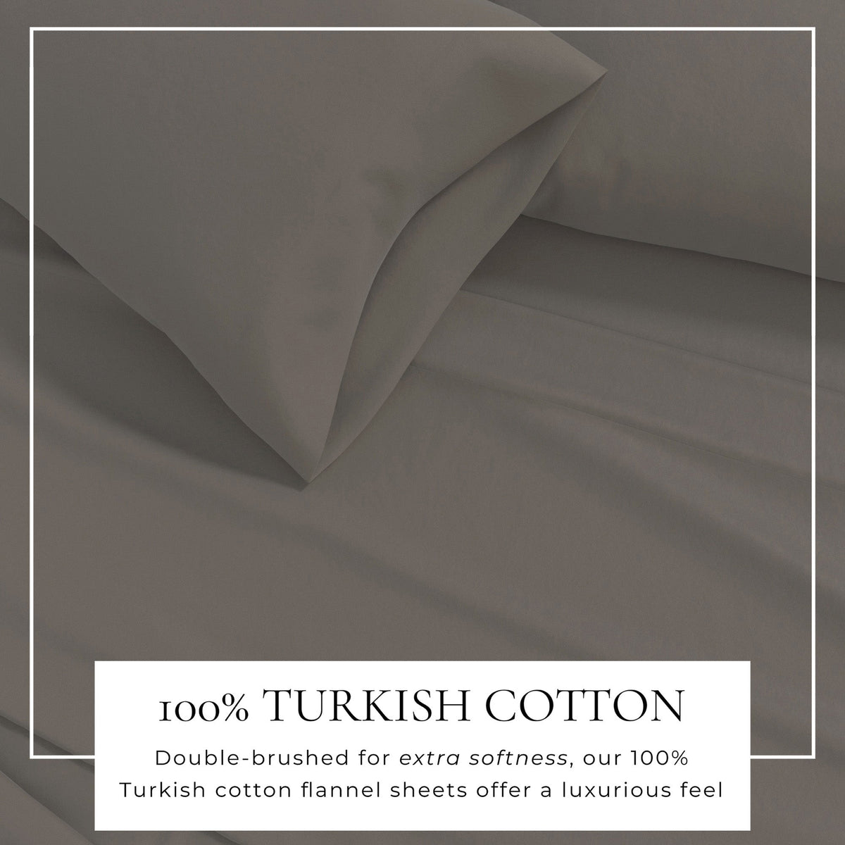Solid Cotton Flannel Sheet Set – Nordic Collection – view 26
