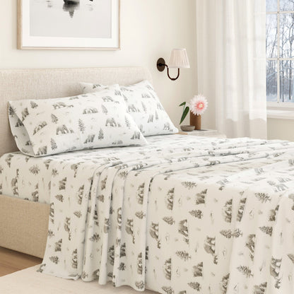 Turkish Cotton Flannel Sheet Set – Lakeview Collection – view 56