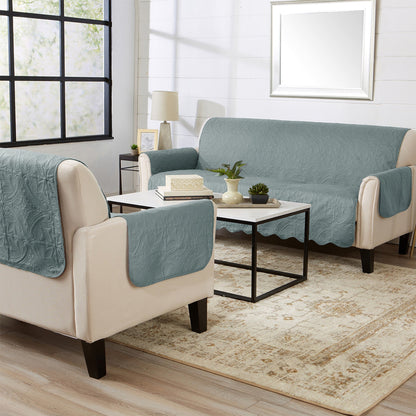 Medallion Stitch Furniture Protector – Elenor Collection Sofa Cover – view 131