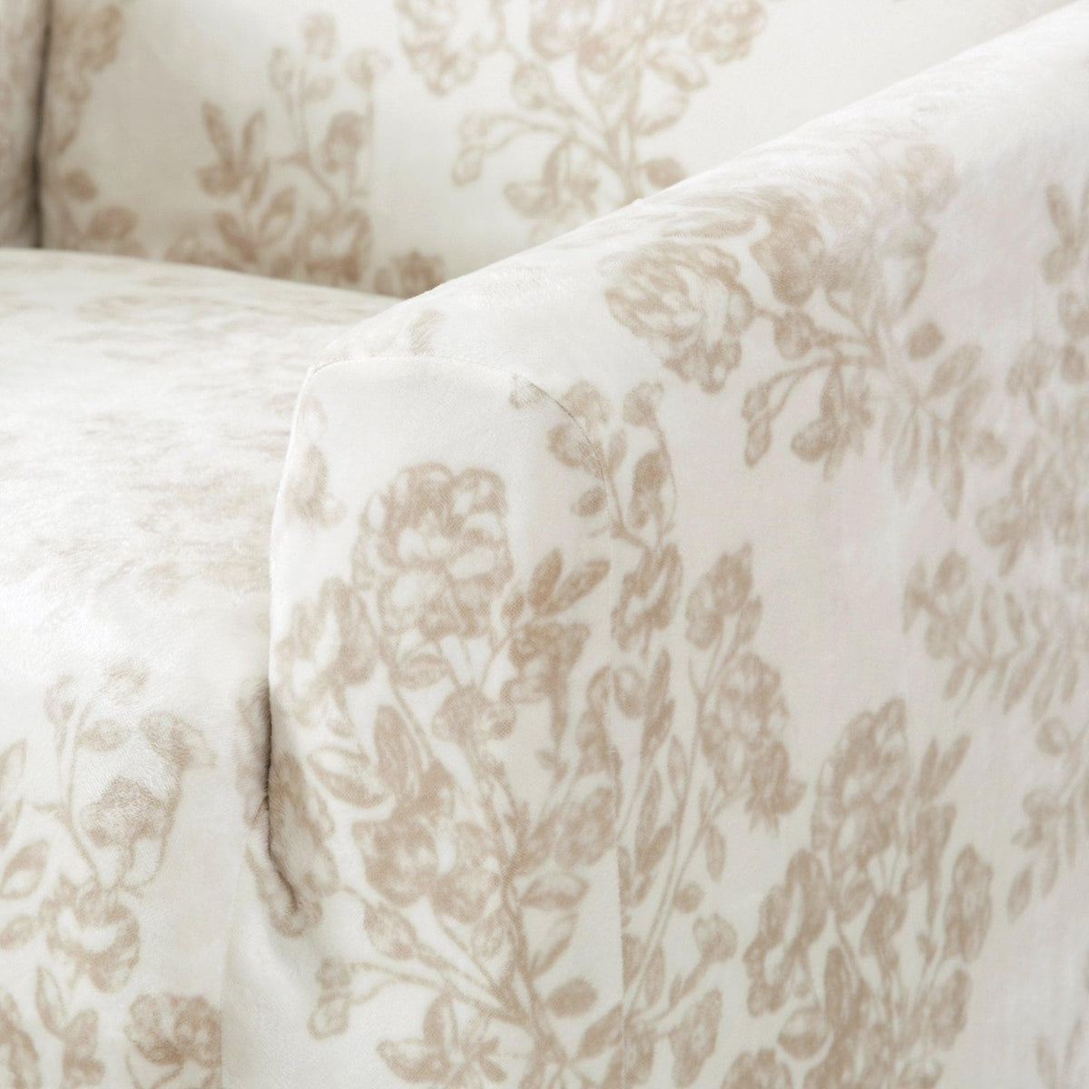 Velvet Stretch Slipcover – Gale Collection Form-Fit Sofa Cover – view 40