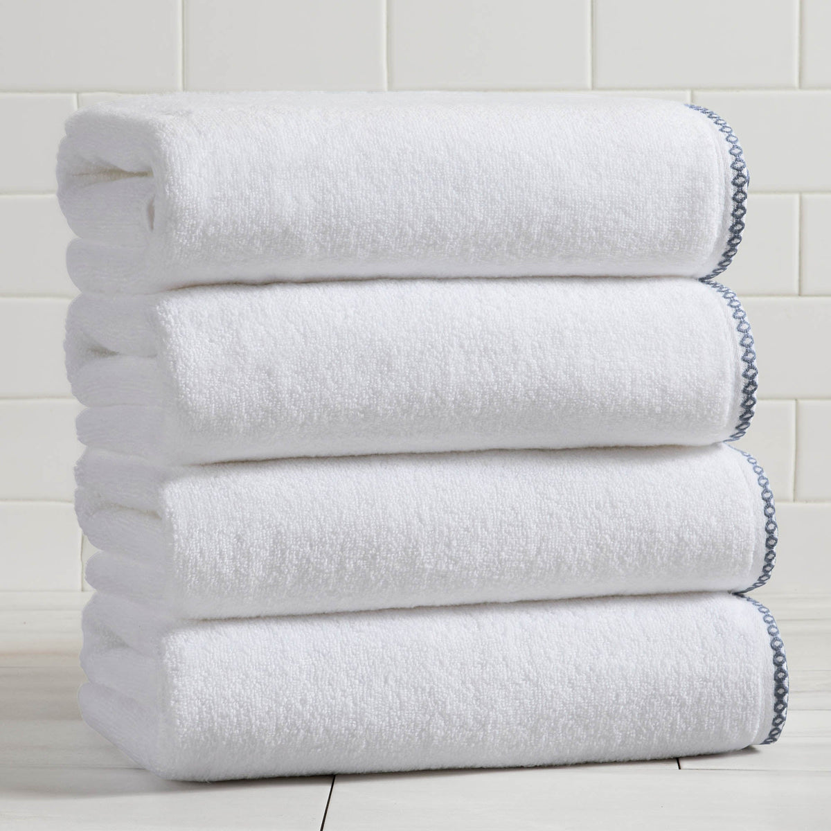 Valery Collection Border-Stitched Cotton 6-Piece Towel Set – view 79