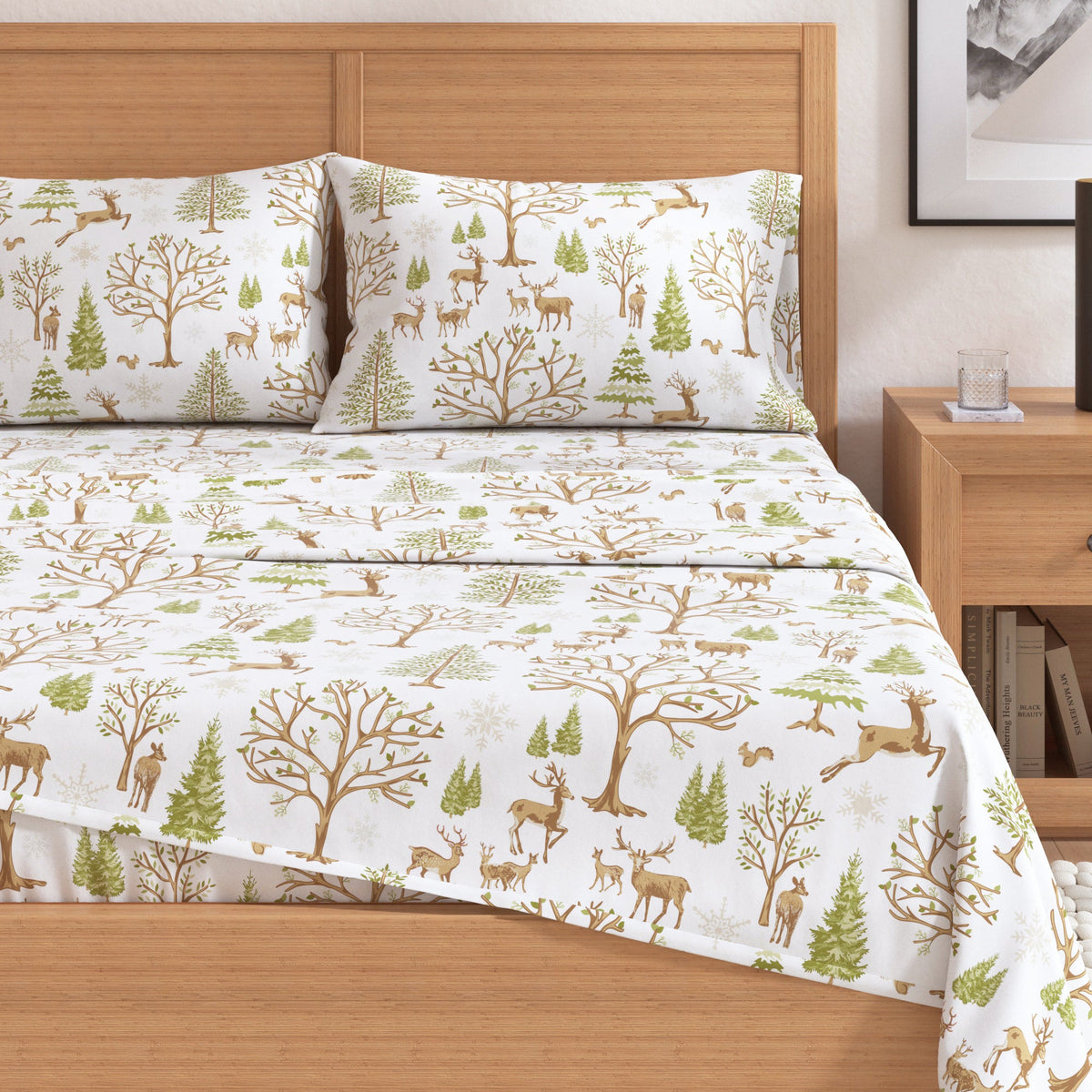 Turkish Cotton Flannel Sheet Set – Lakeview Collection – view 14