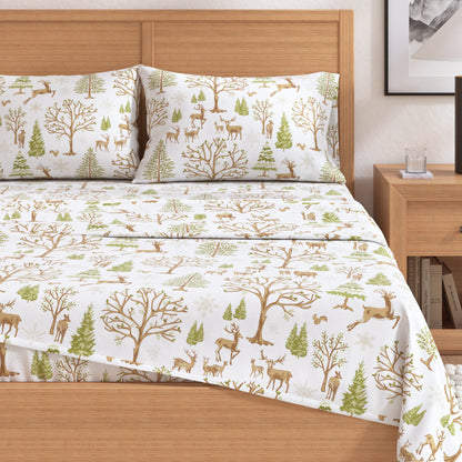 Turkish Cotton Flannel Sheet Set – Lakeview Collection – view 14