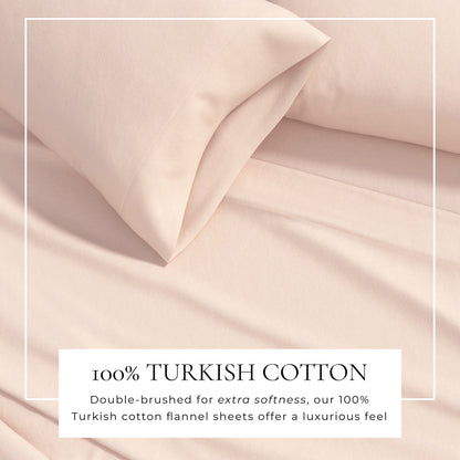 Solid Cotton Flannel Sheet Set – Nordic Collection – view 14