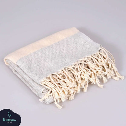 Diamond Turkish Cotton Beach Towel with Tassels, 36 x 70 Inch – view 44