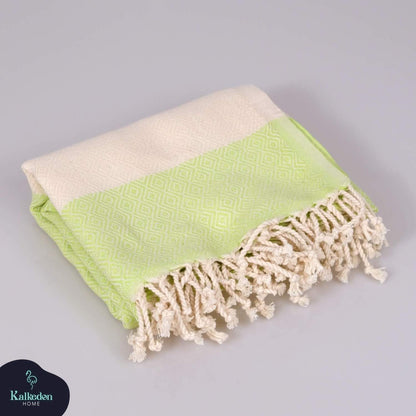 Diamond Turkish Cotton Beach Towel with Tassels, 36 x 70 Inch – view 45