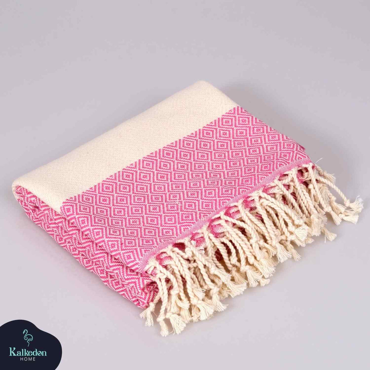 Diamond Turkish Cotton Beach Towel with Tassels, 36 x 70 Inch – view 43