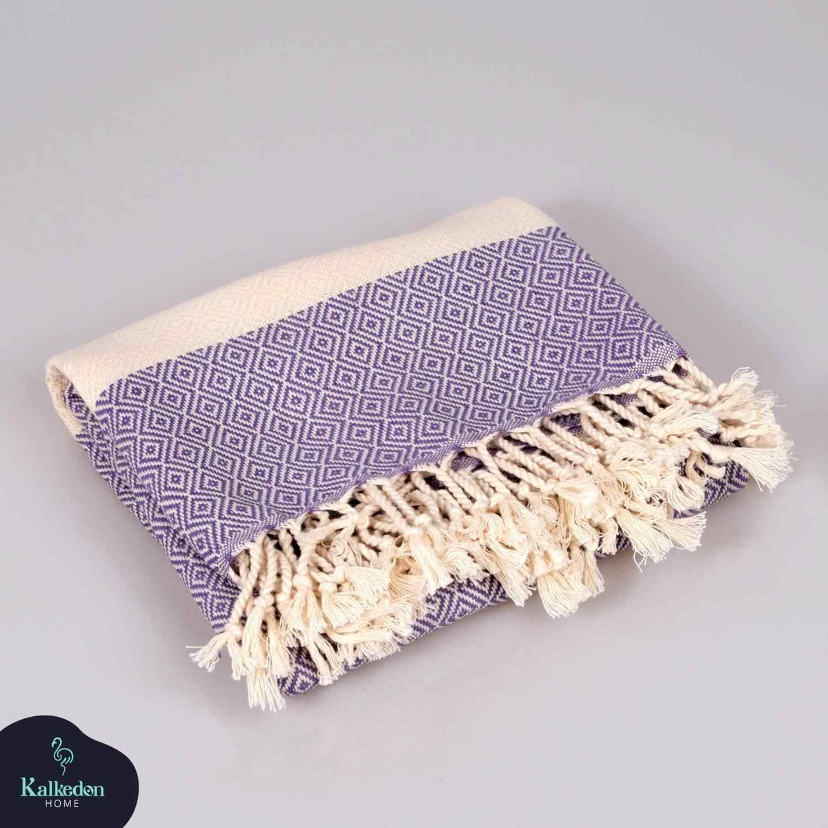 Diamond Turkish Cotton Beach Towel with Tassels, 36 x 70 Inch – view 42