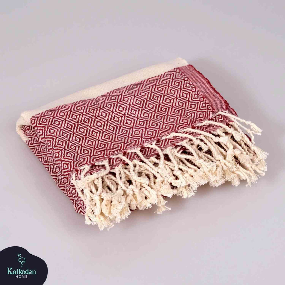 Diamond Turkish Cotton Beach Towel with Tassels, 36 x 70 Inch – view 28