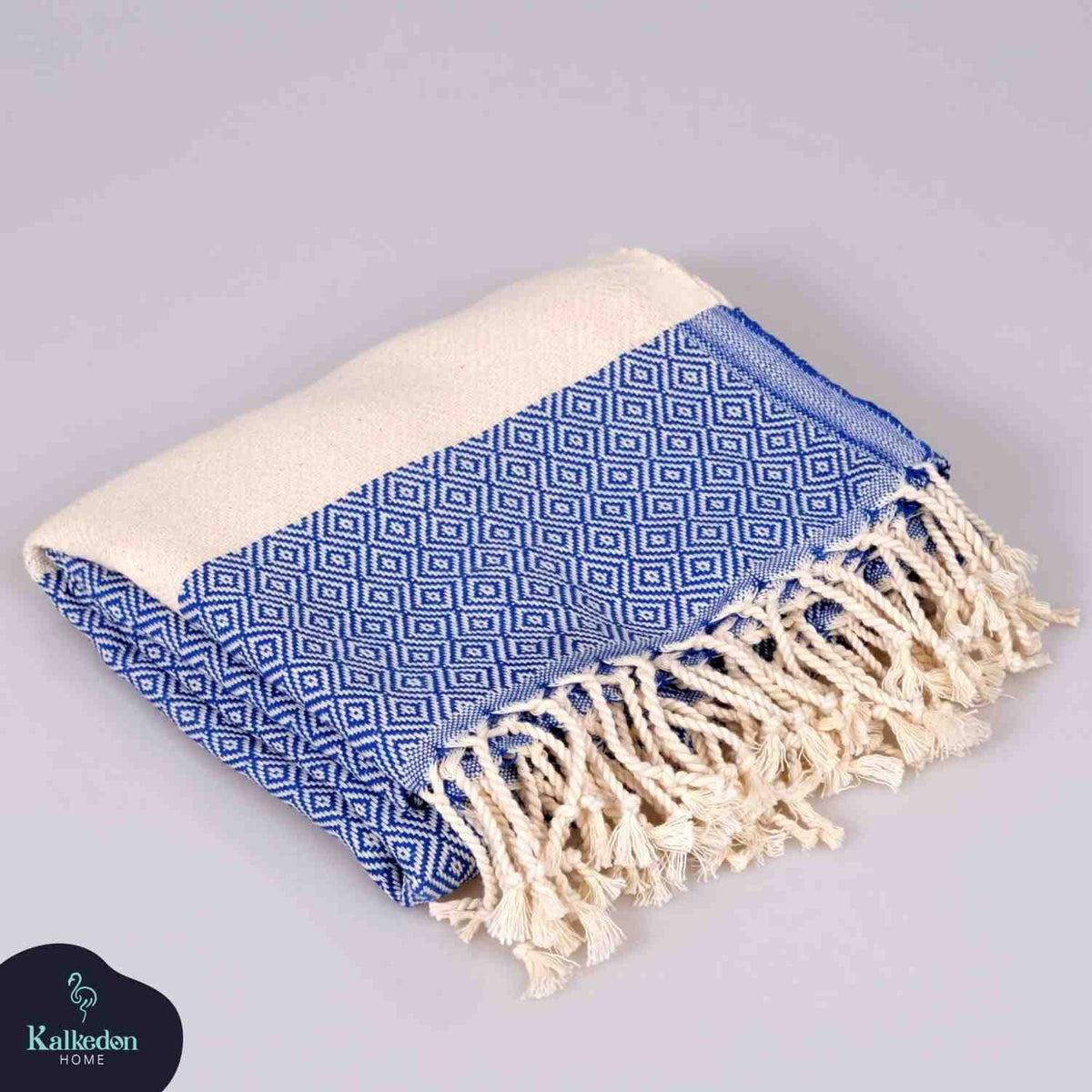Diamond Turkish Cotton Beach Towel with Tassels, 36 x 70 Inch – view 26