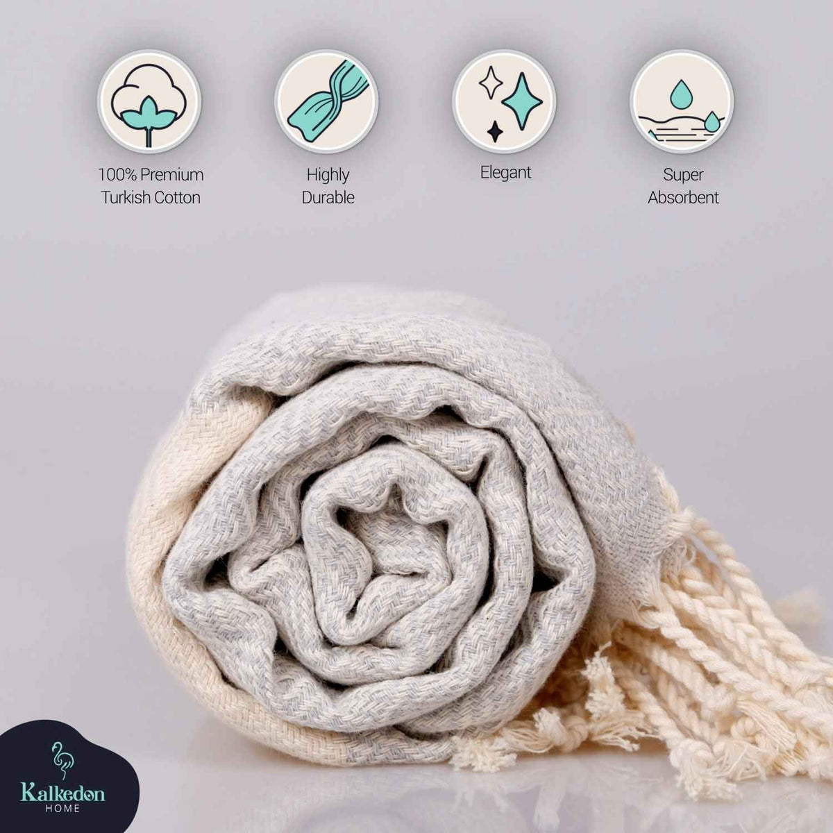 Diamond Turkish Cotton Beach Towel with Tassels, 36 x 70 Inch – view 30