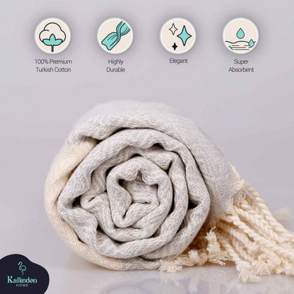 Diamond Turkish Cotton Beach Towel with Tassels, 36 x 70 Inch – view 30