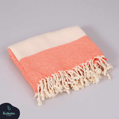 Diamond Turkish Cotton Beach Towel with Tassels, 36 x 70 Inch – view 20