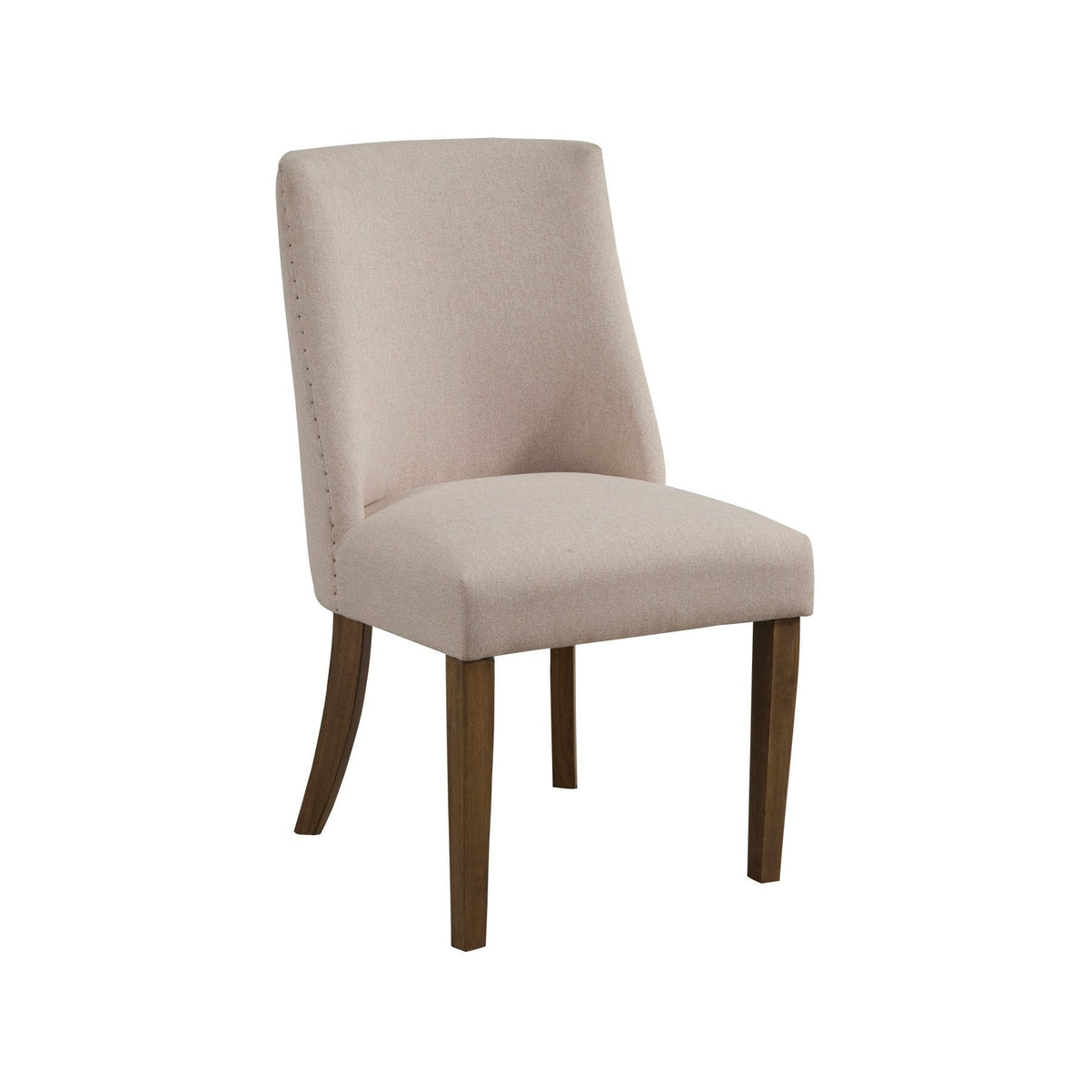 Kensington Upholstered Parson Dining Chair, Reclaimed Natural – view 2