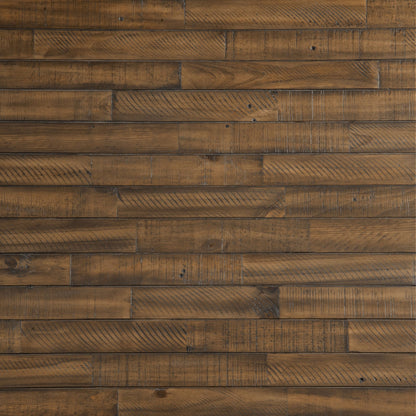 Kensington Solid Pine Round Pedestal Dining Table, Walnut – view 5