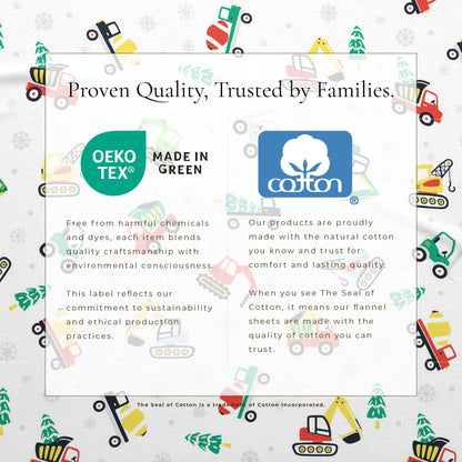 Turkish Cotton Christmas Flannel Sheets – Whittaker Holiday Prints – view 37