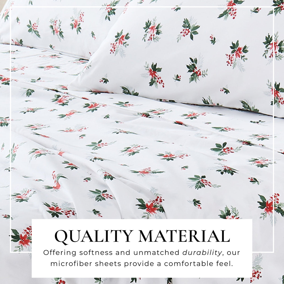 Brushed Microfiber Printed Sheet Set – Baylor Collection – view 44