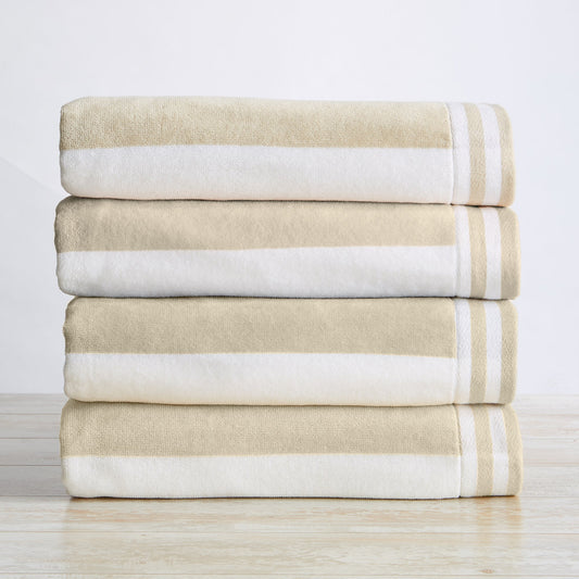 Cotton Striped Cabana Beach Towel - Edgartown Collection