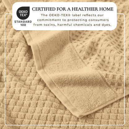 Cotton Diamond Waffle Weave Bath Towel Set – Grayson Collection – view 207