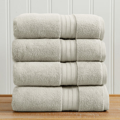 100% Cotton Premium Zero-Twist Bath Towel Set – Chiara Collection – view 36