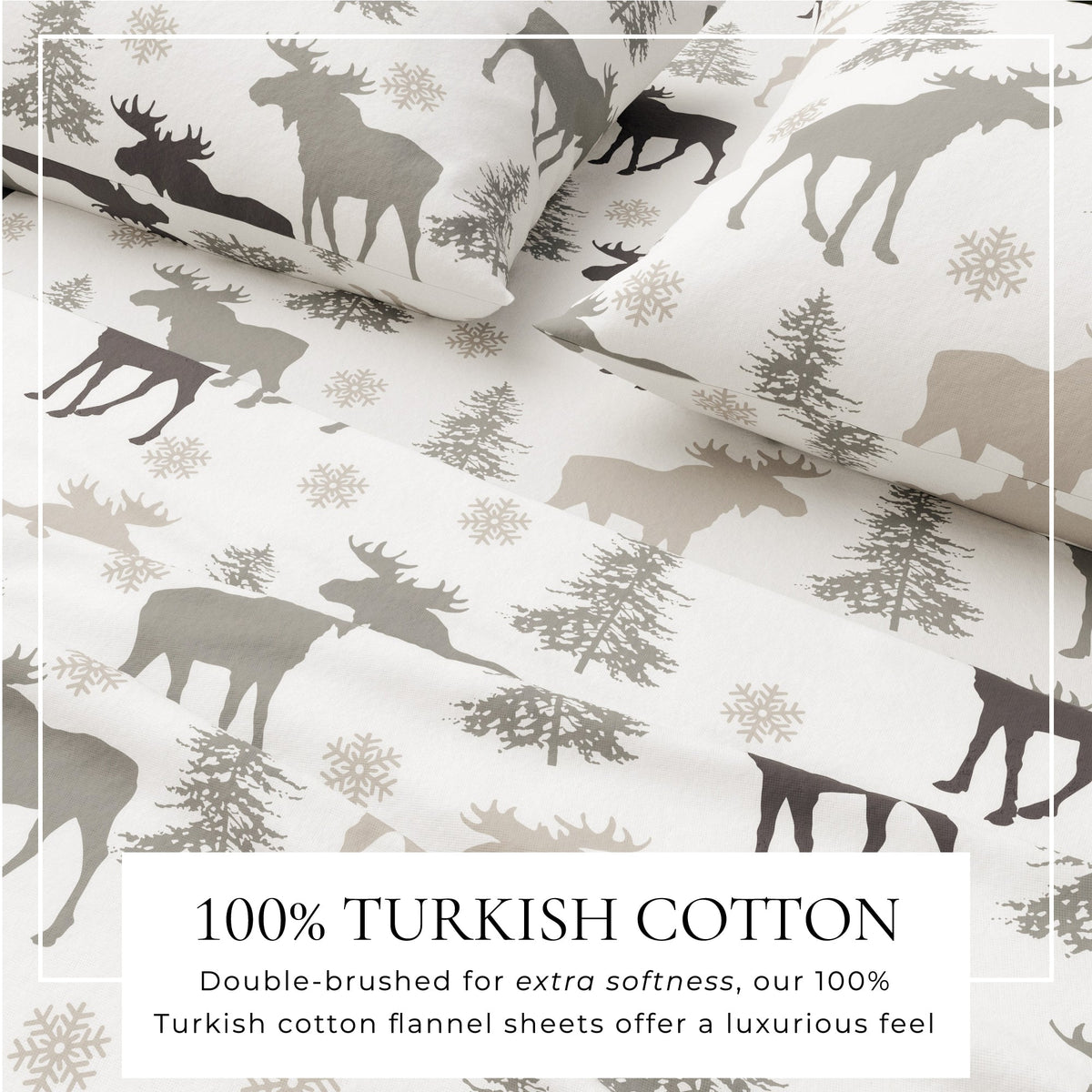 Turkish Cotton Flannel Sheet Set – Stratton Collection – view 37